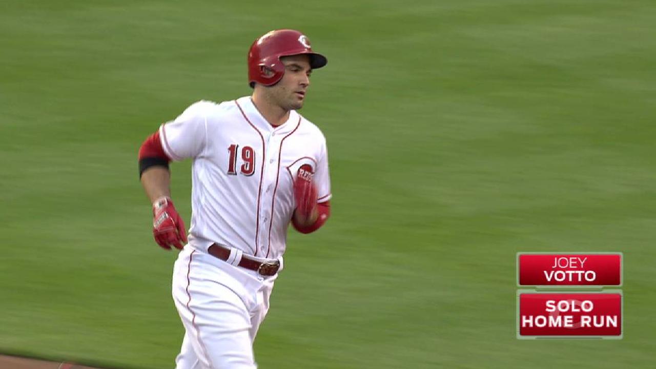 Votto belts a solo dinger