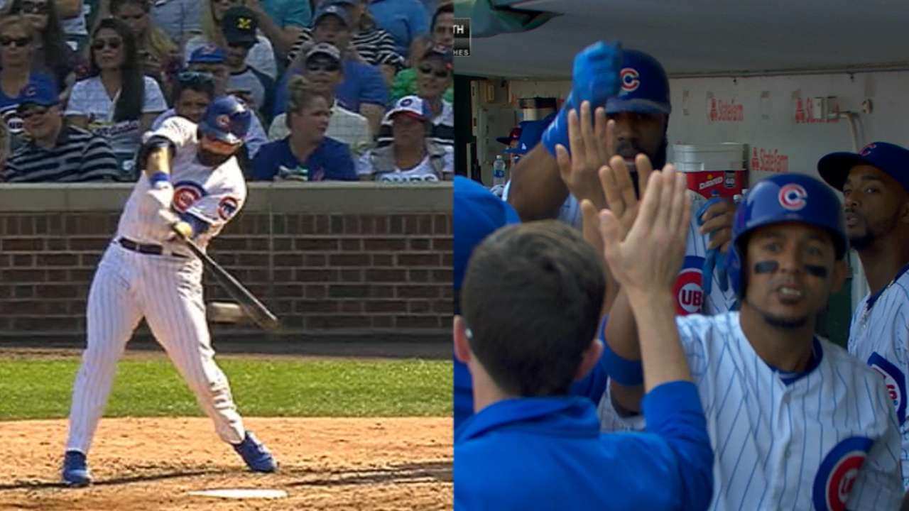 Cubs ride 7-run 6th to eventful win over Cards