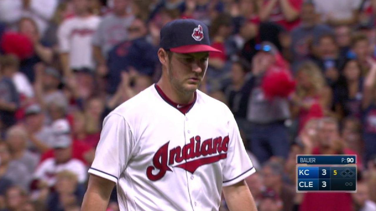 Bauer strikes out Moss