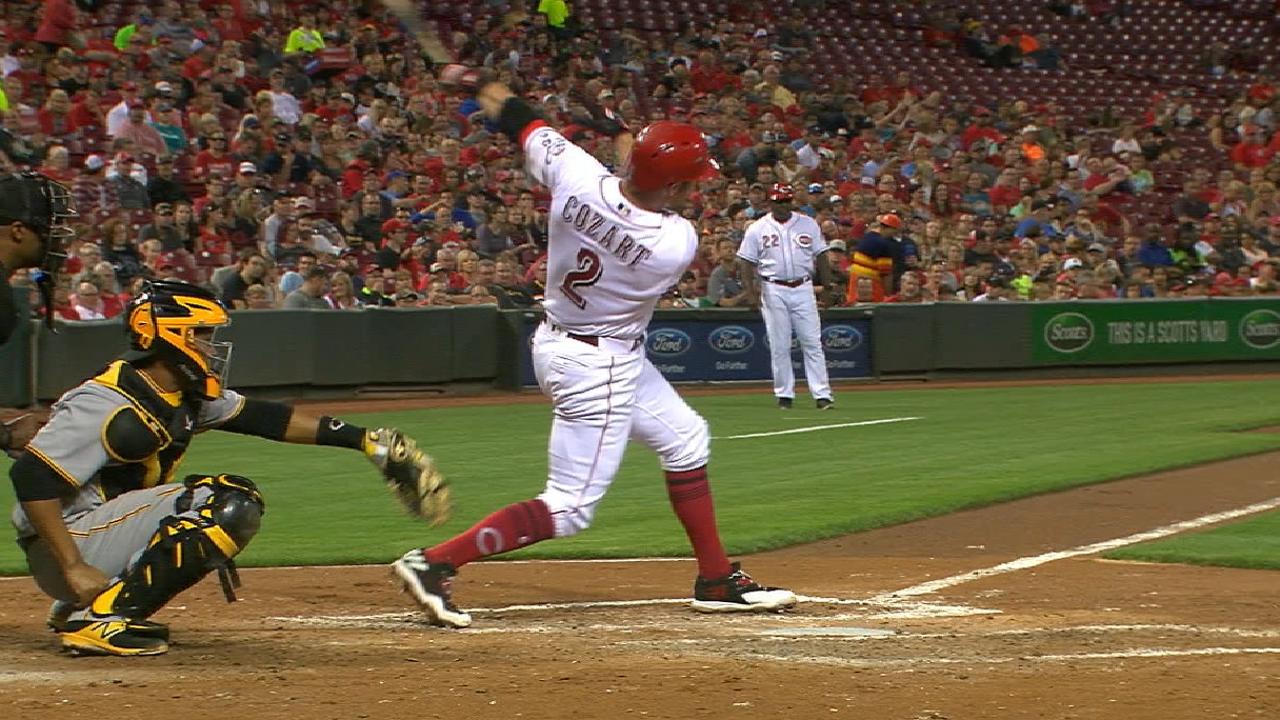Bambinazos de Cozart guían triunfo de Rojos ante los Piratas