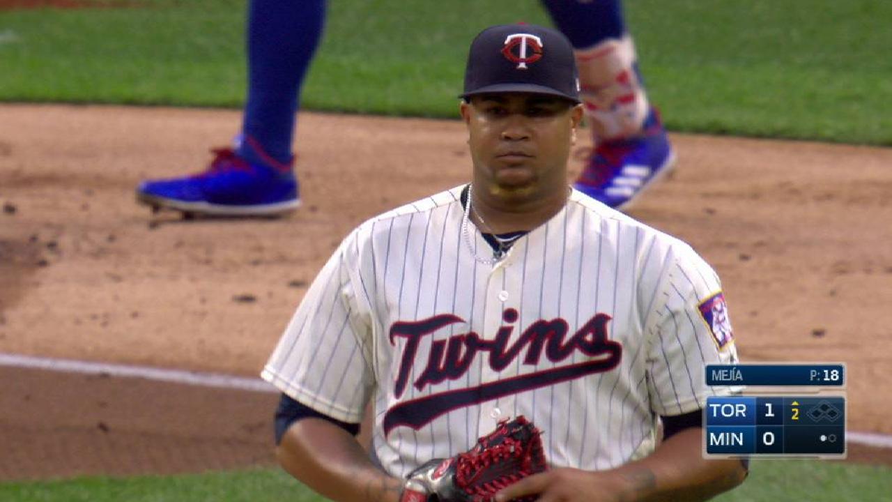 Mejia fans Morales