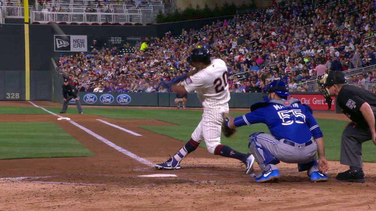 Rosario's solo home run