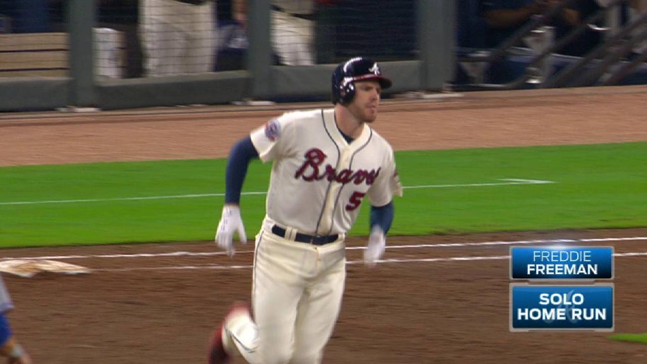 Freeman's solo home run