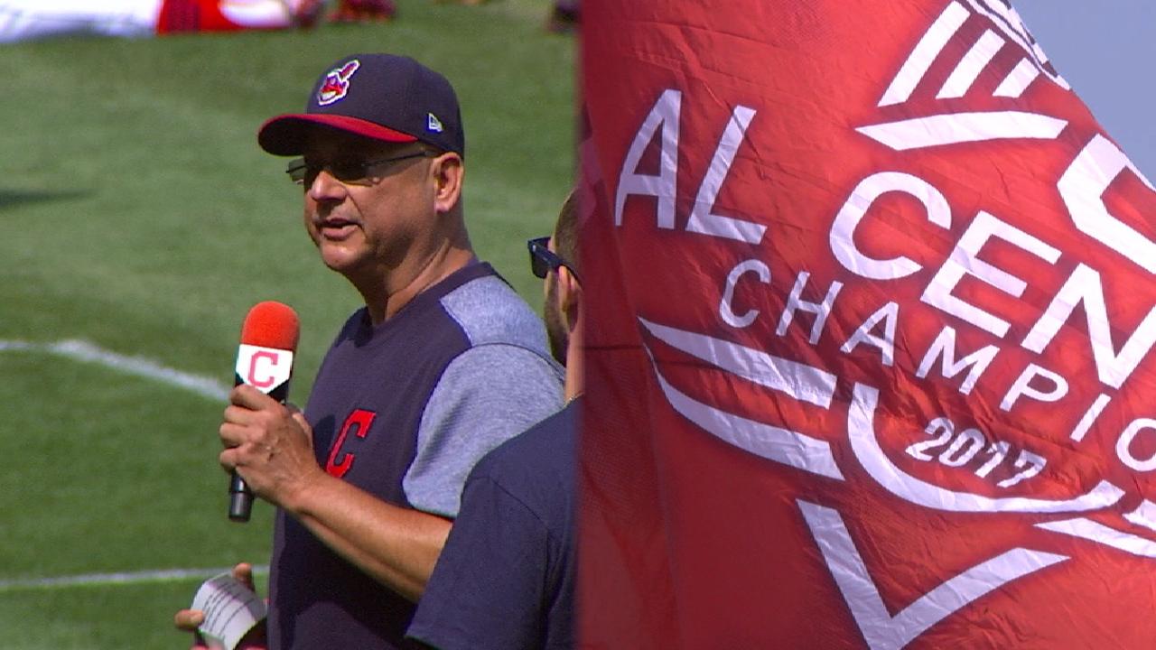 Indians raise division flag