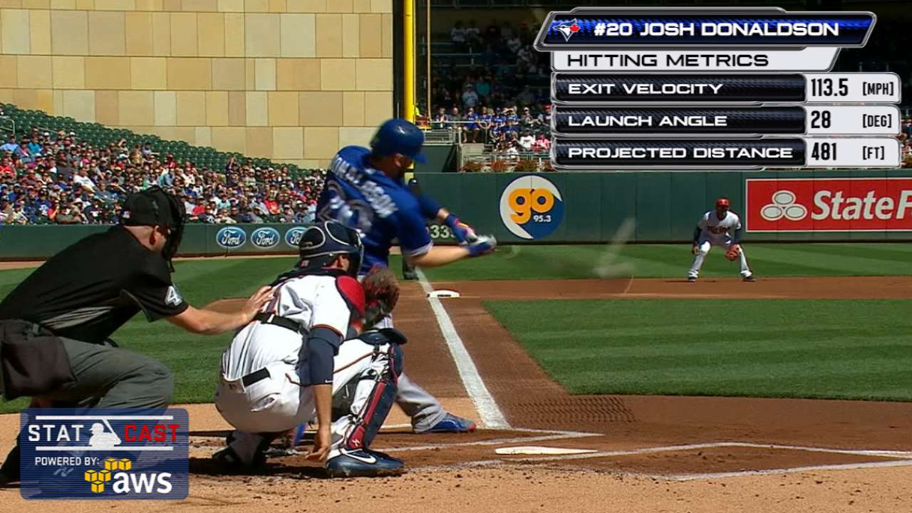 Statcast: Donaldson's 481-ft. HR