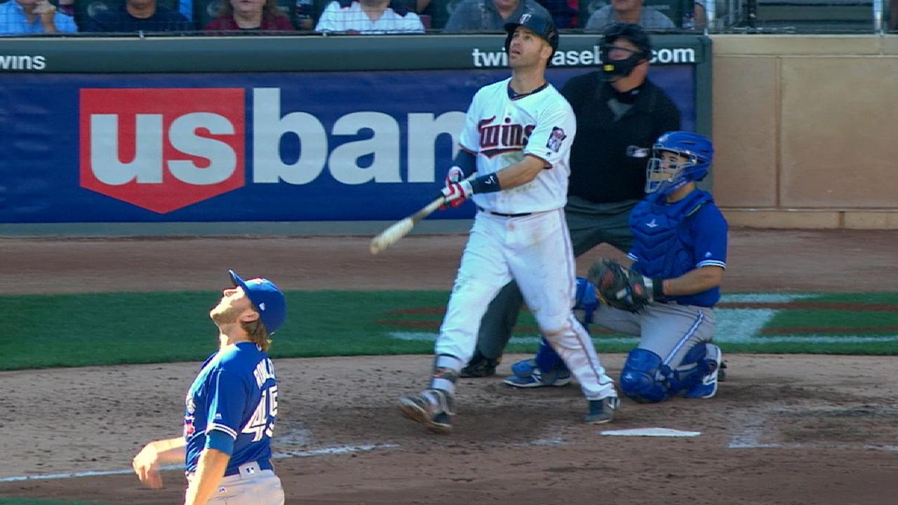 Mauer belts a grand slam