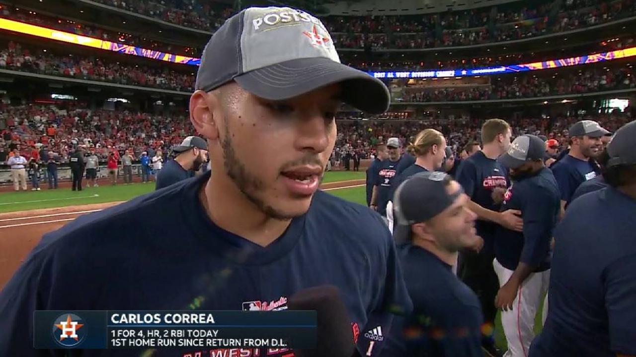 Correa on winning the AL West