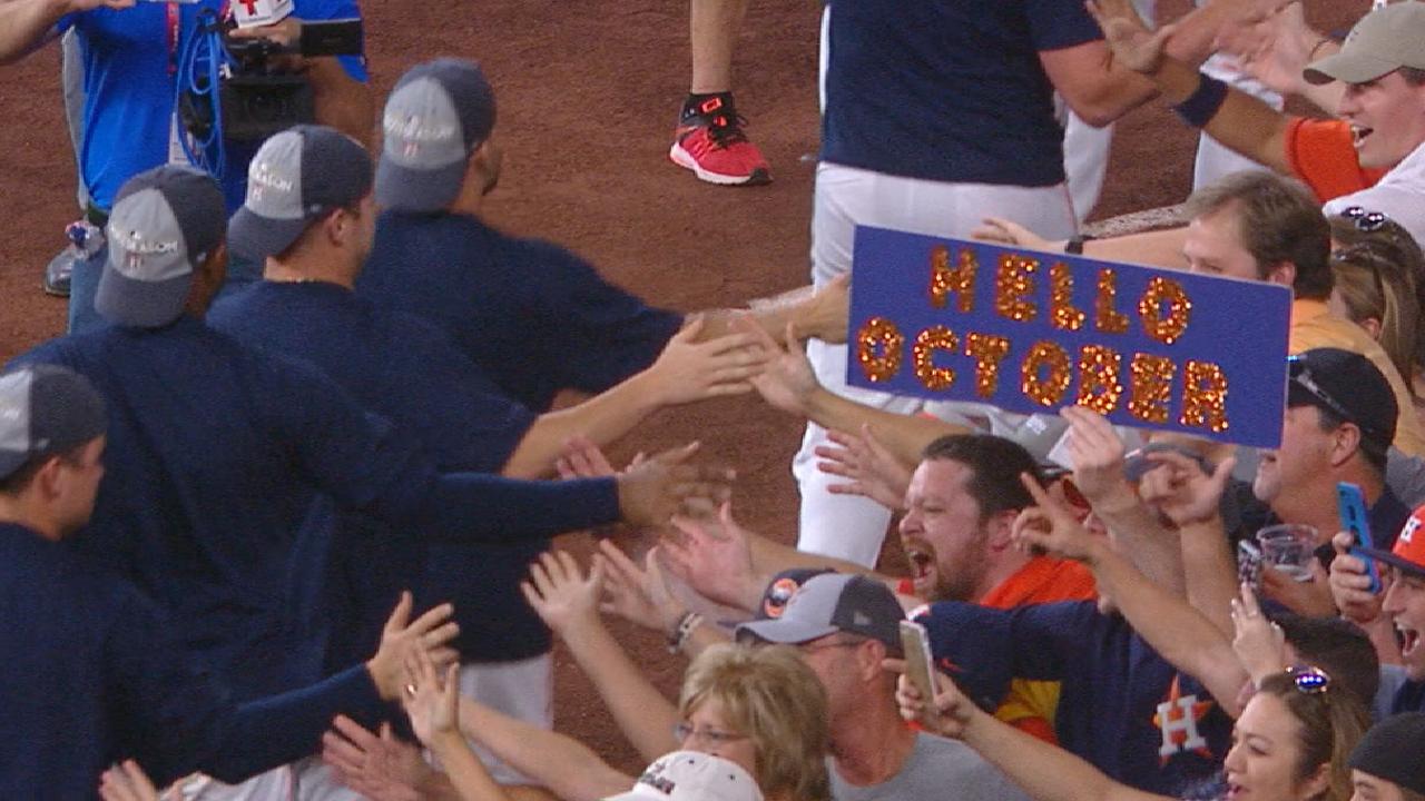 Astros take a victory lap