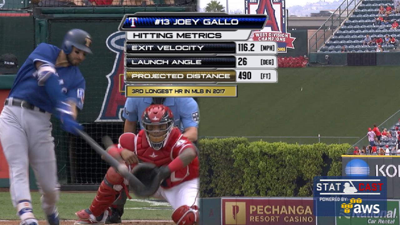 Gallo slugs 490-foot HR, 2017's 3rd longest