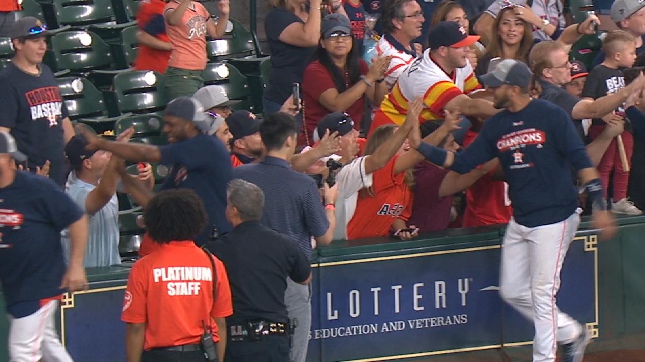 Astros on clinching AL West