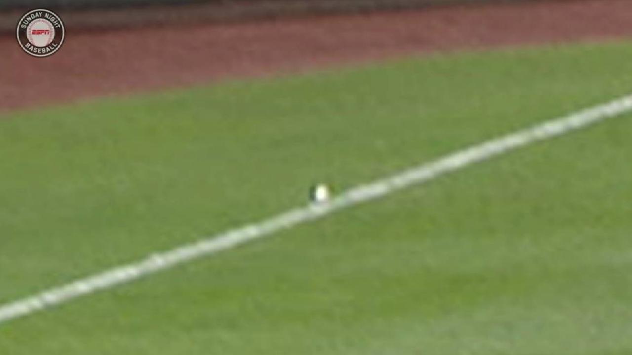Ball ruled foul after review