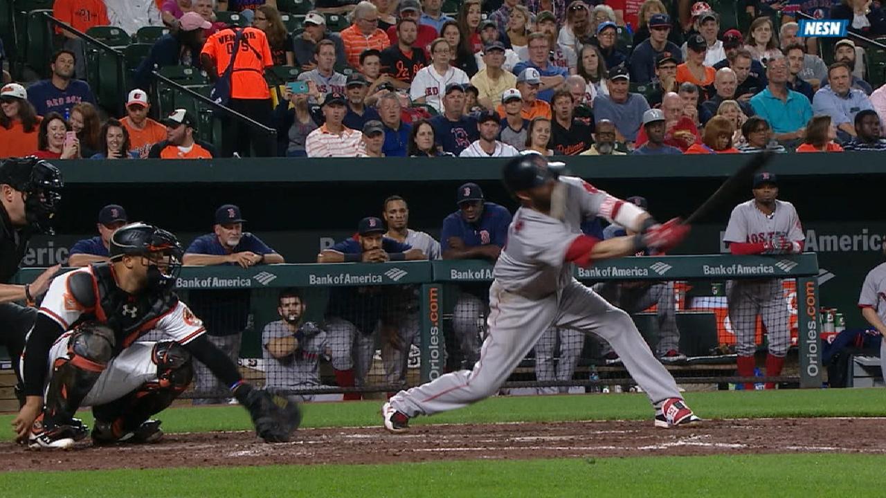 Pedroia leaves with an injury