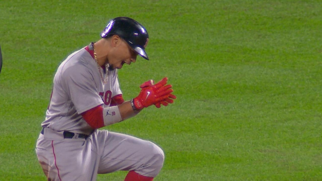 Red Sox's six-run 5th inning