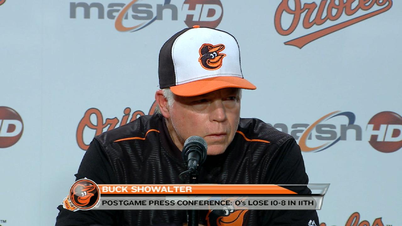 Showalter on loss to Red Sox