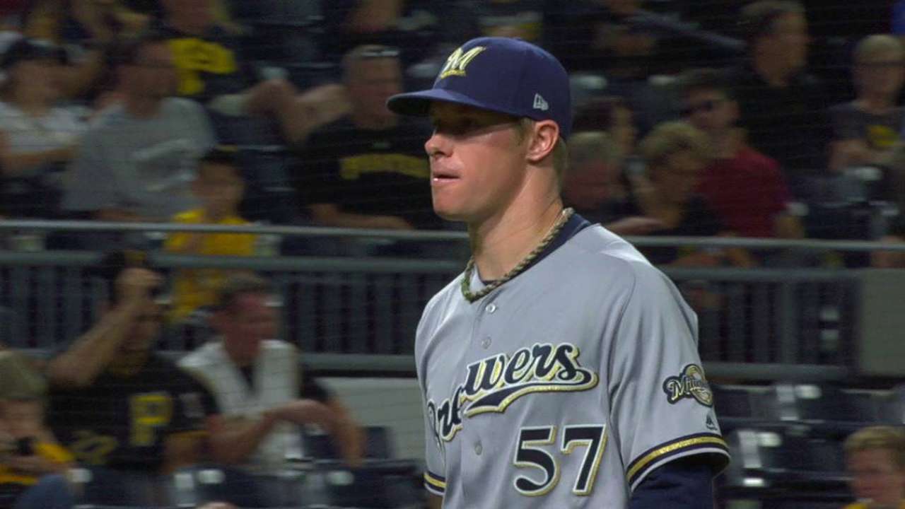 Brewers flex arms again in 'special' sixth frame