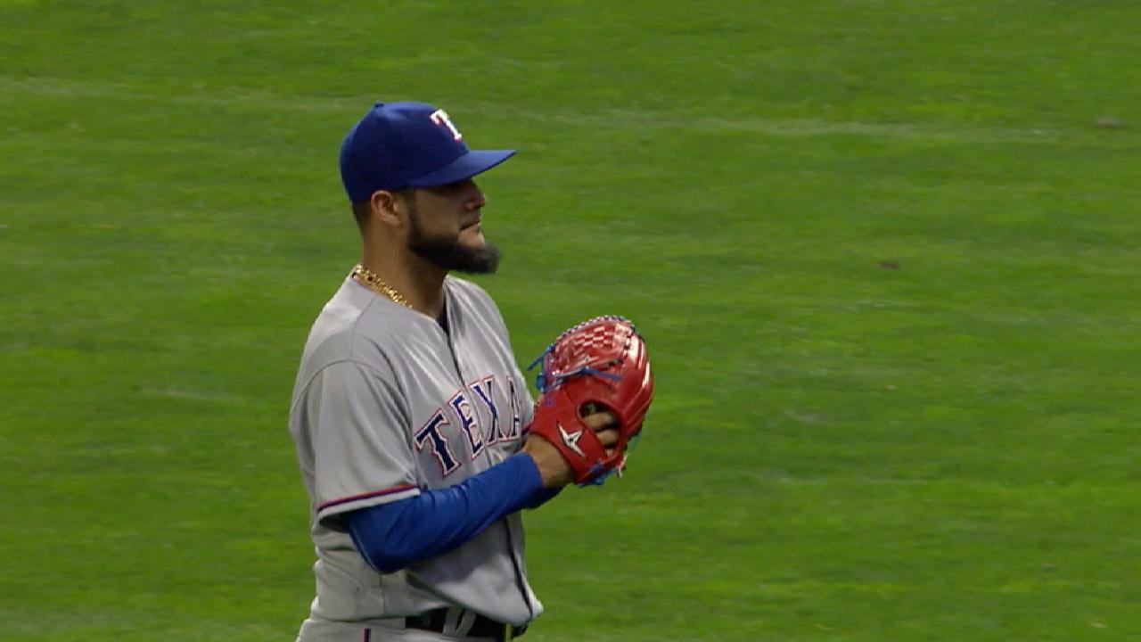 Rangers picking up Perez's option for 2018
