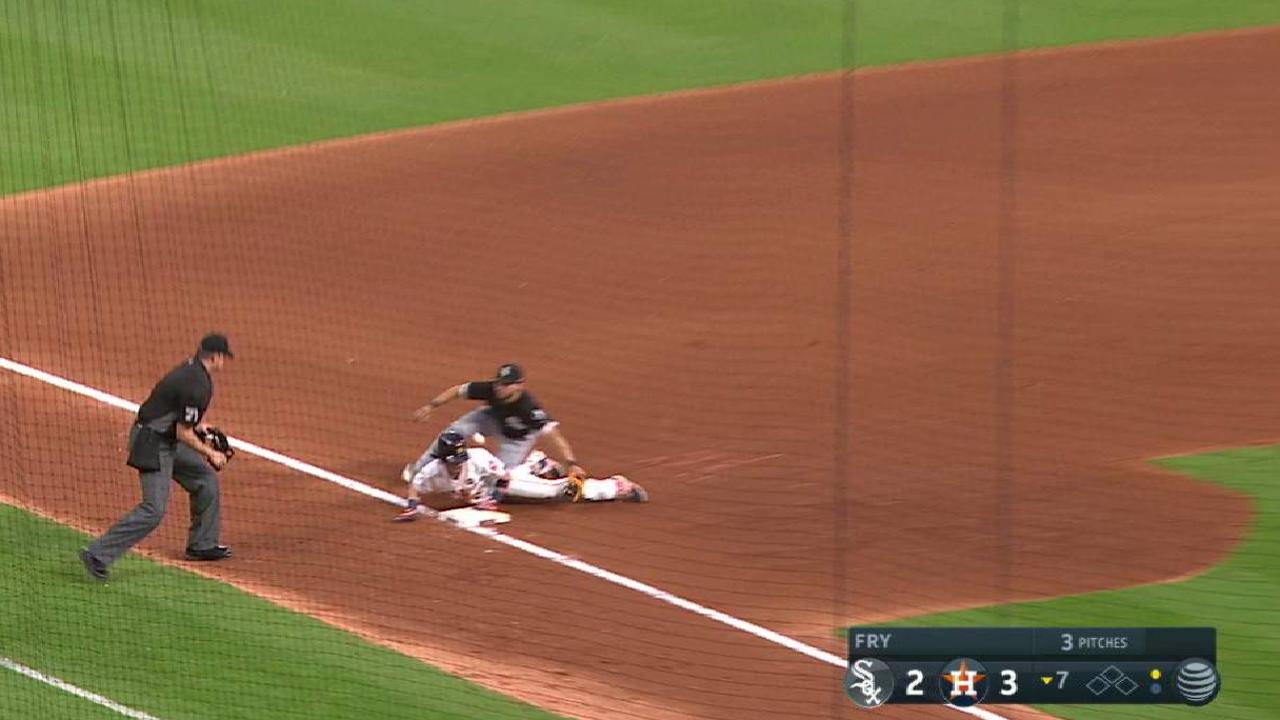 Reddick's triple to center