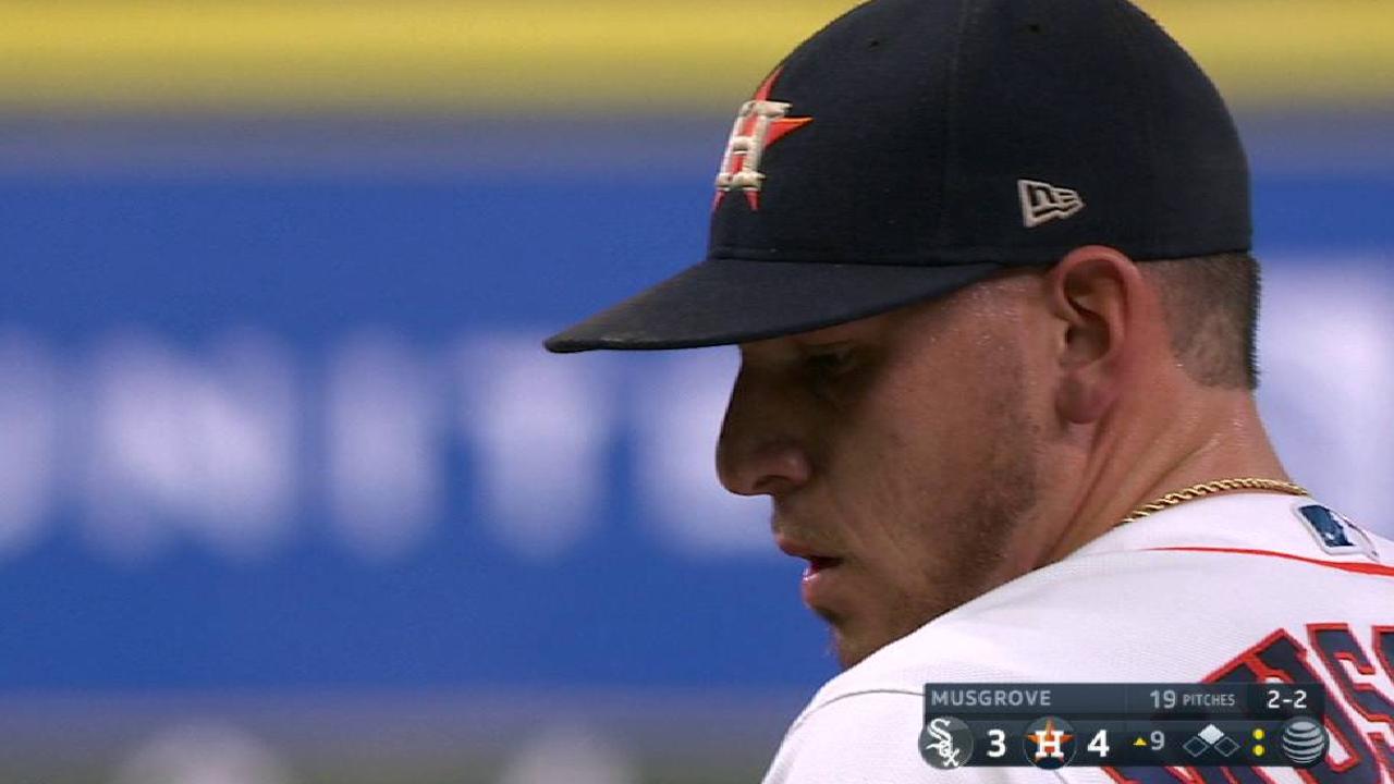 Musgrove earns a four-out save
