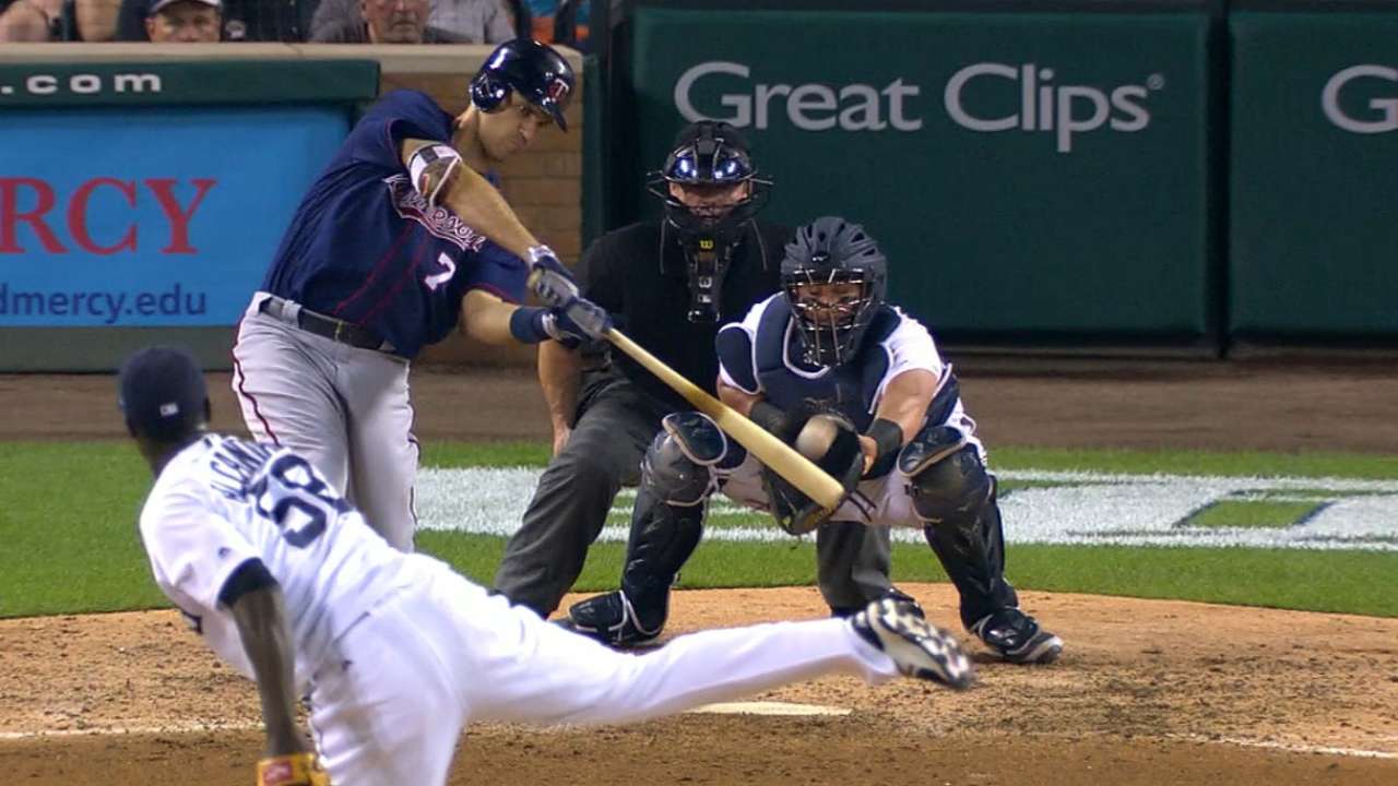 Mauer's two-run double