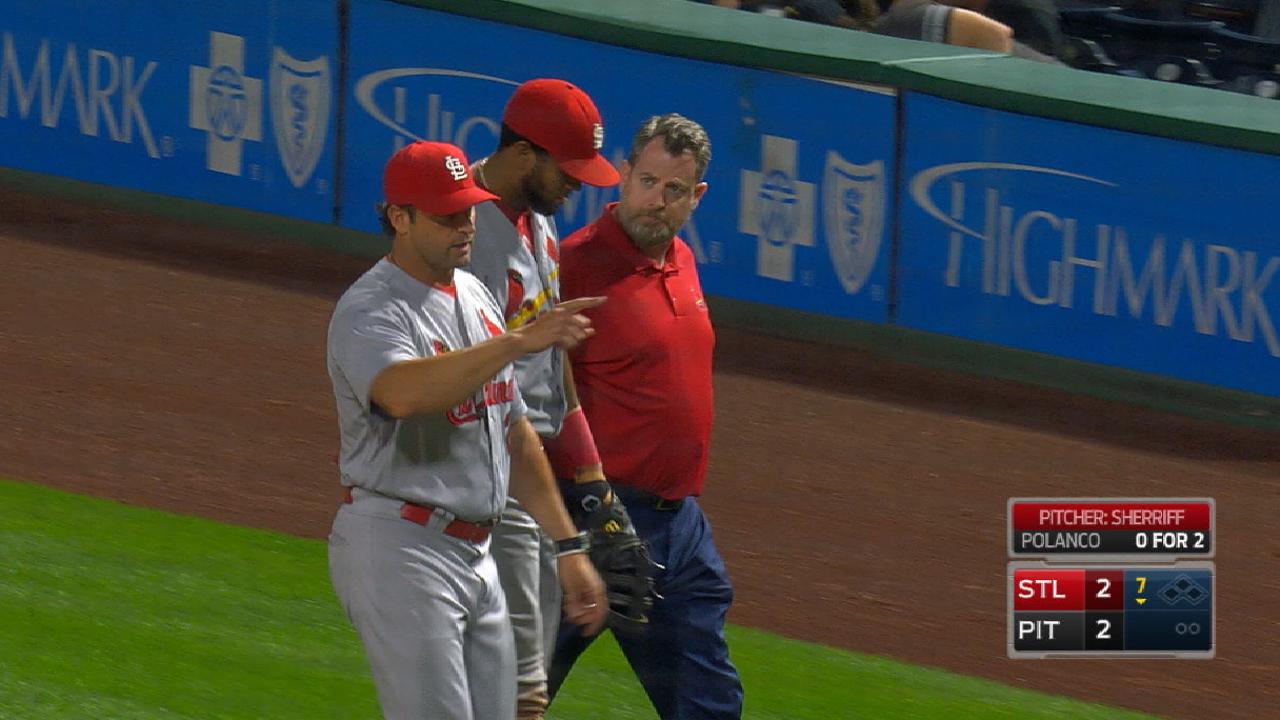 Jose Martinez exits game in 7th