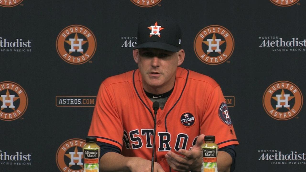 Hinch on Verlander, 3-0 win