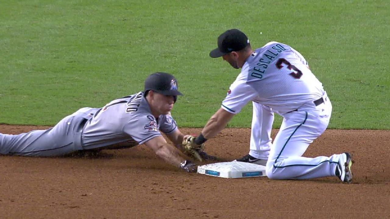 Marlins challenge out call
