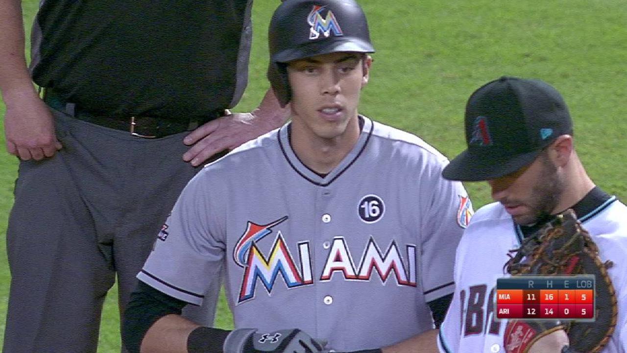 Yelich's RBI single