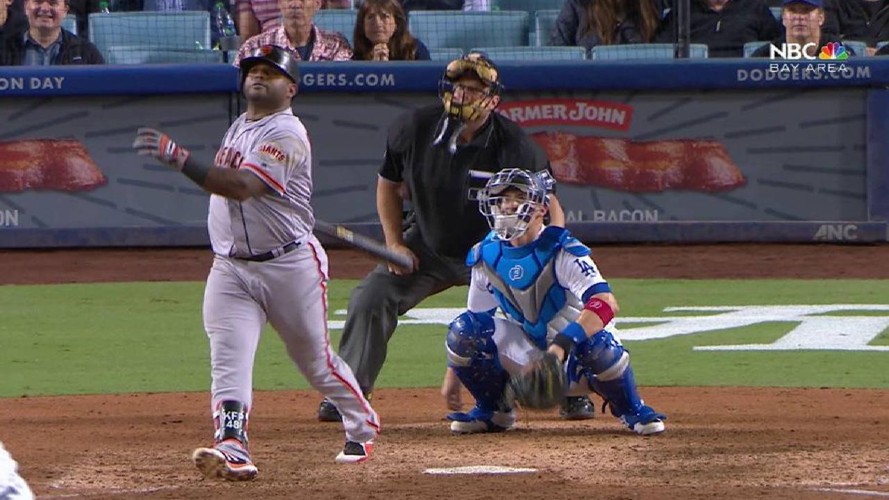 Sandoval's solo home run