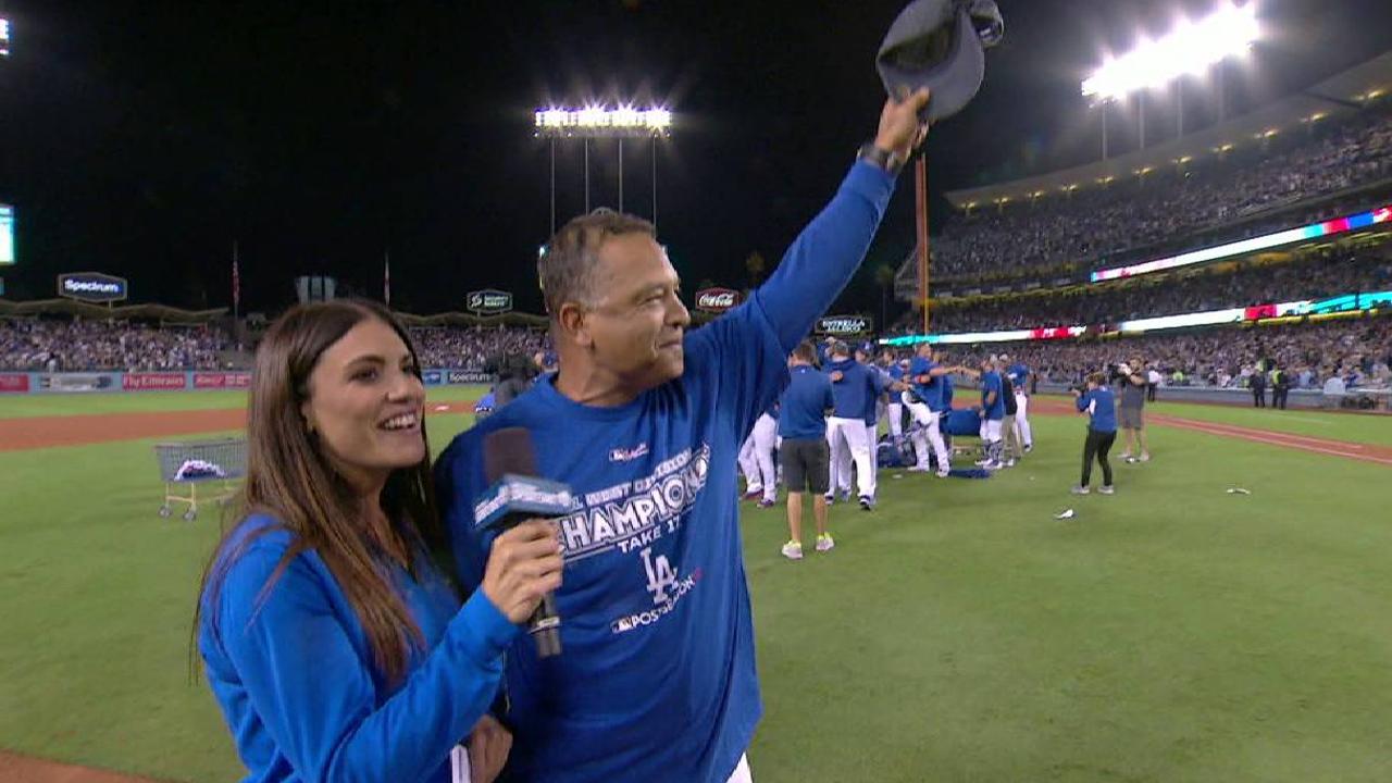 Roberts on clinching NL West