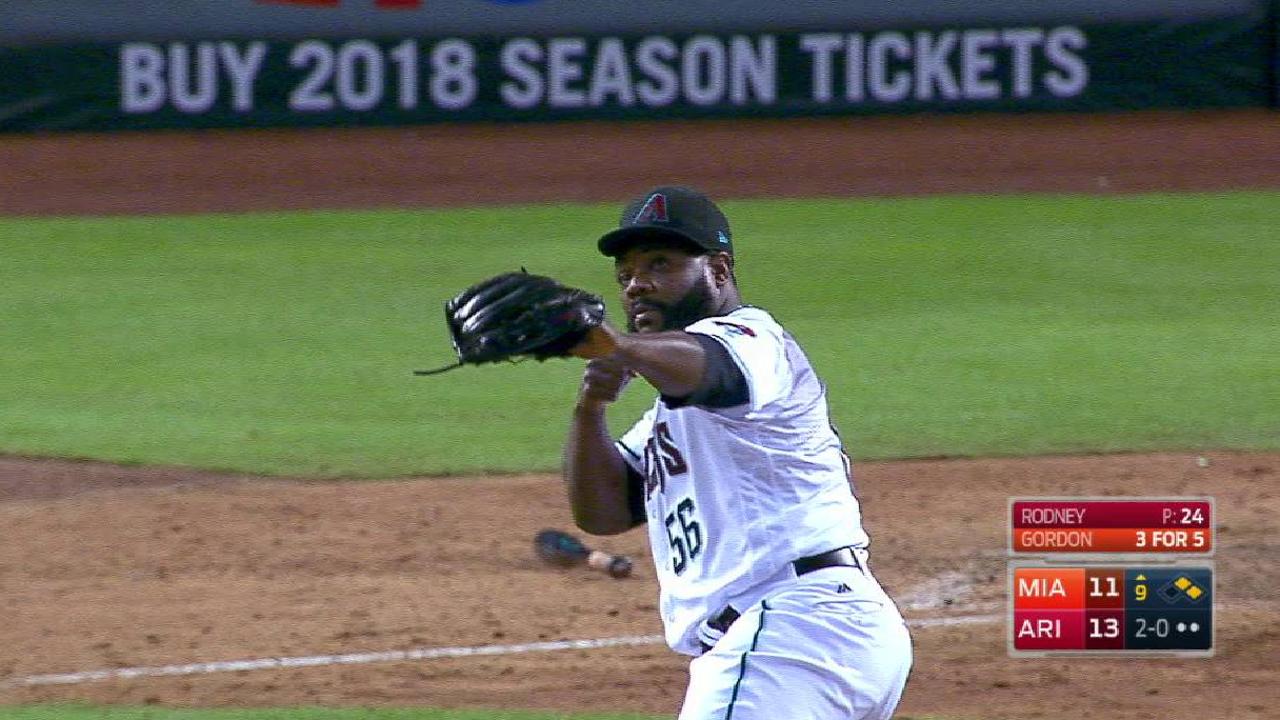 Rodney joins rare company with 300th save