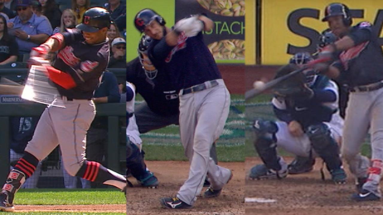 Indians' four-homer game