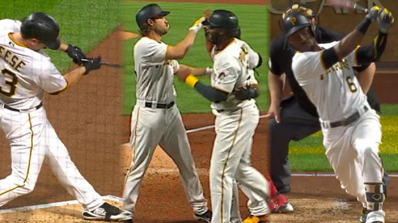 Bucs' 8-run 1st slows Cards' postseason push