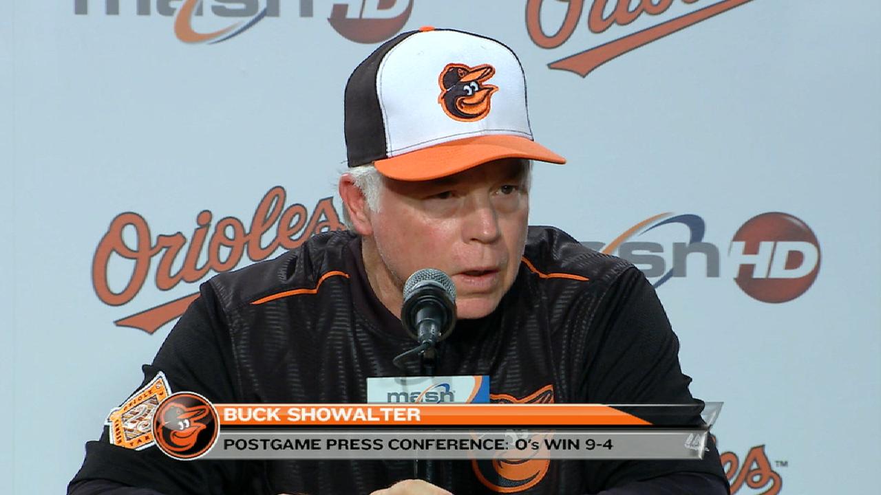 Showalter on Hardy's day, win