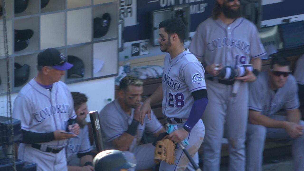Arenado leaves game with injury