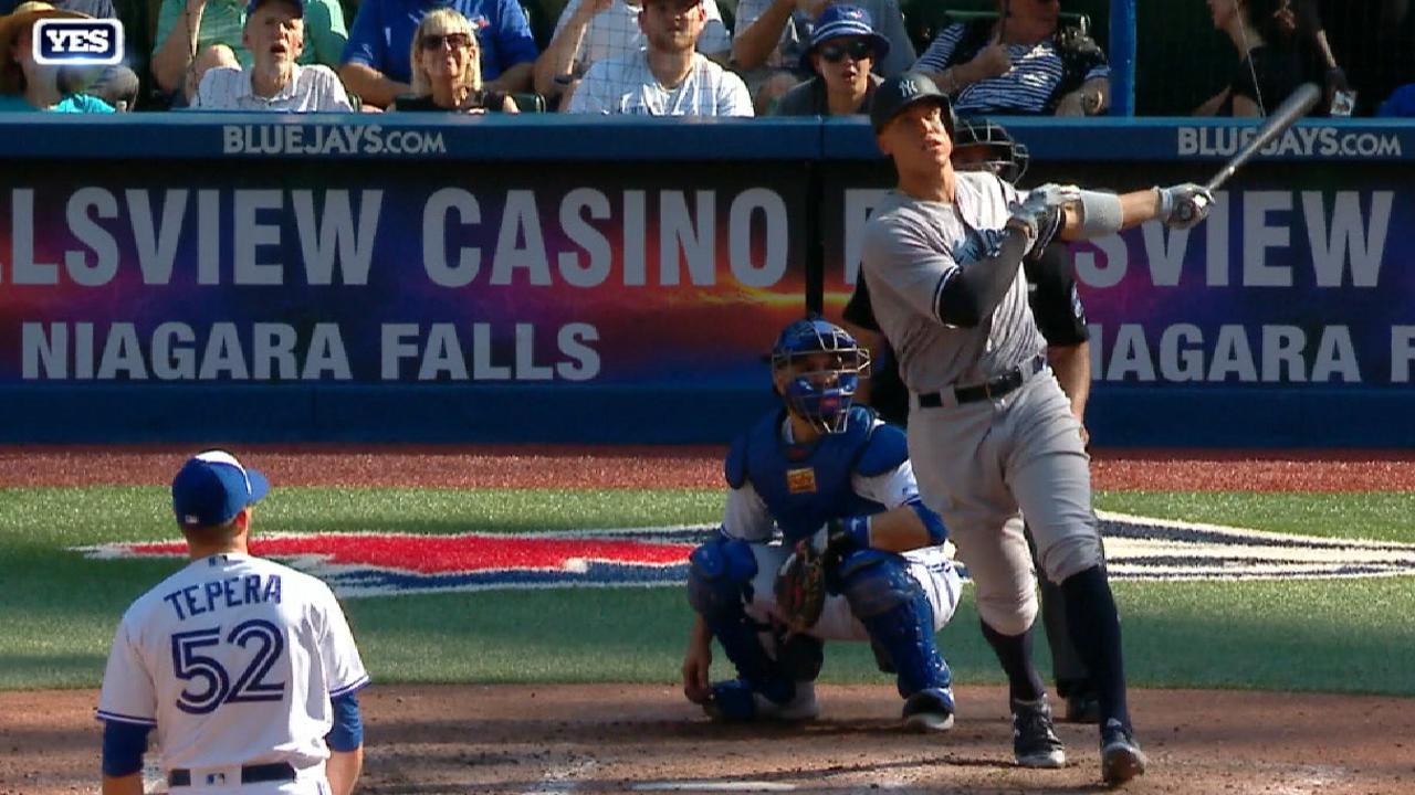 Aaron Judge fue el Jugador de la Semana en la Liga Americana