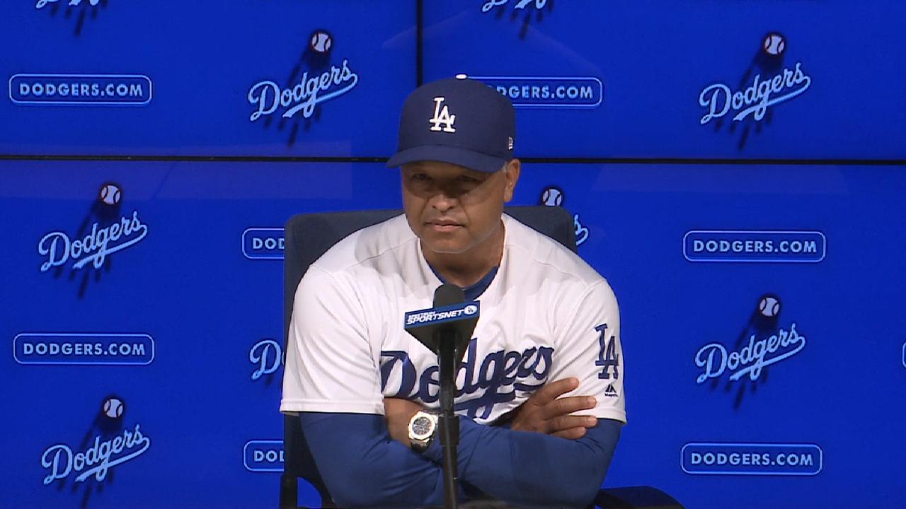 Roberts on win over Padres
