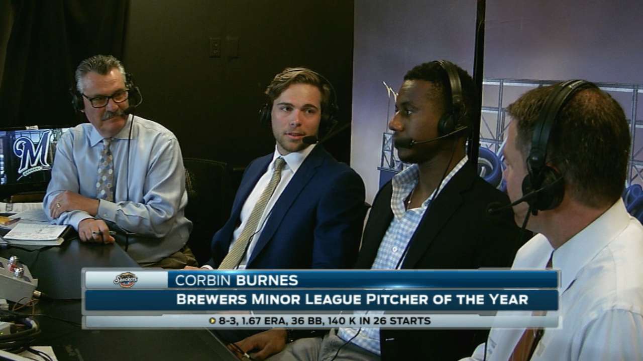 Burnes talks season, Brewers