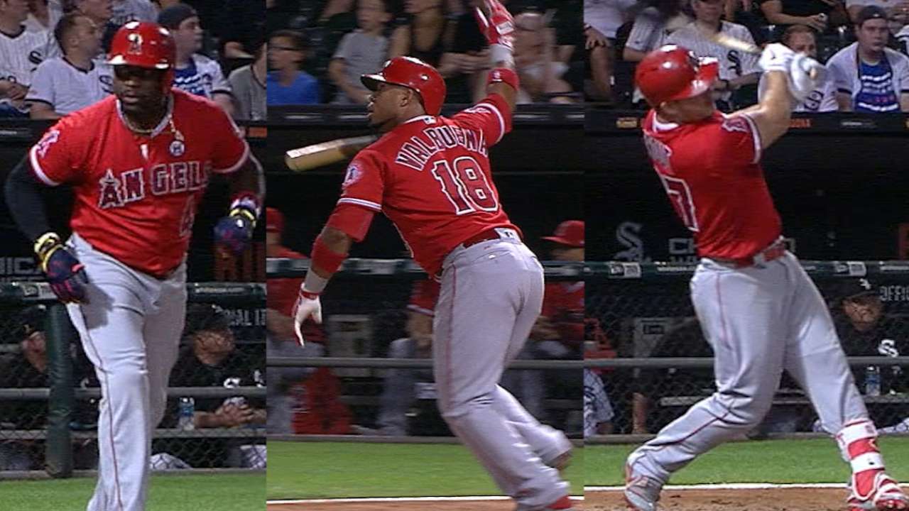 Halos strike early vs. Sox, keep hope alive