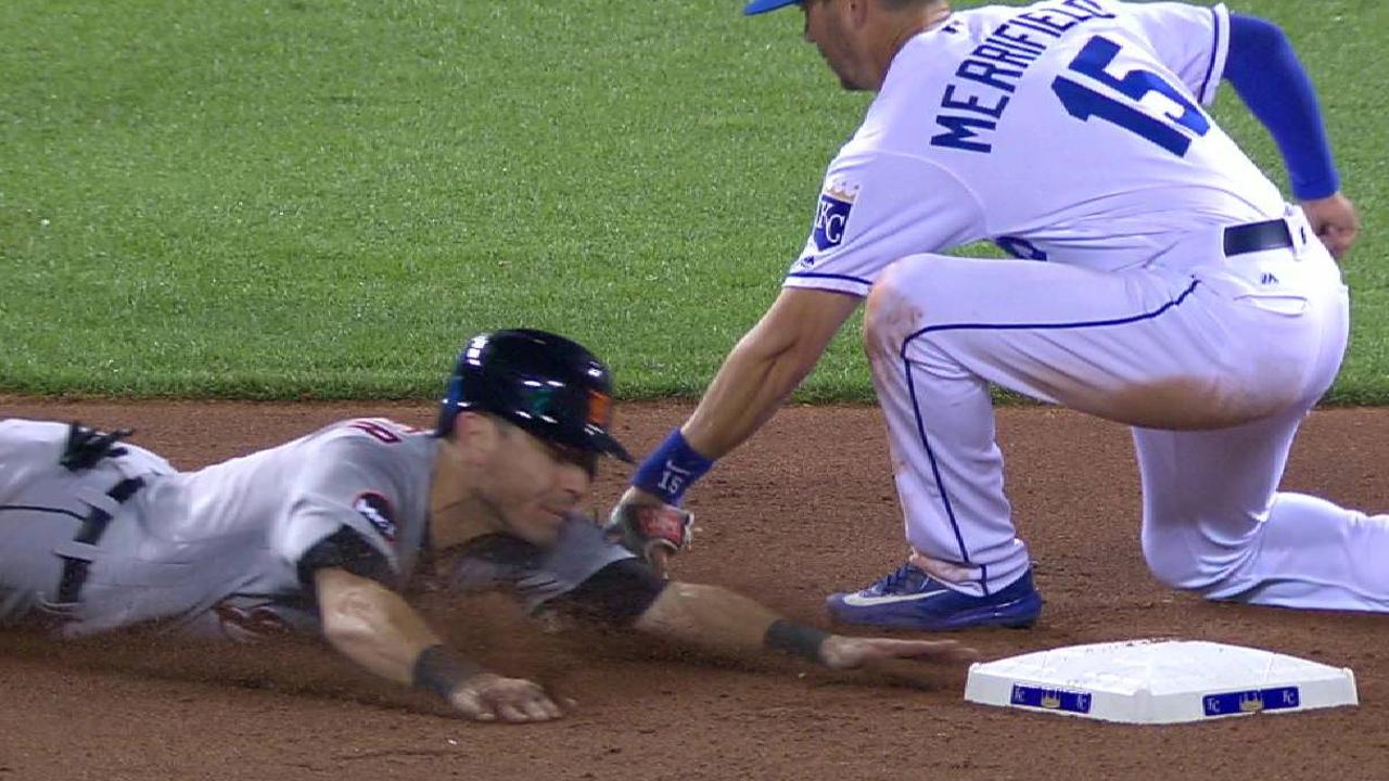 Kinsler out after challenge