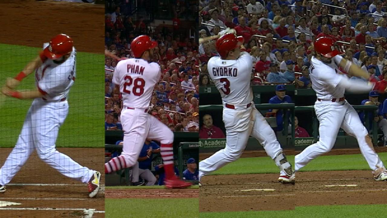 Cardinals hit four home runs