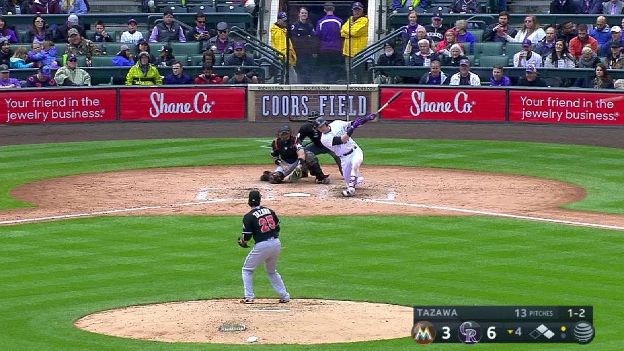 Story's two-run double