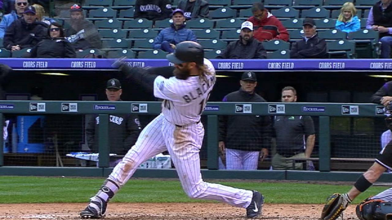 Blackmon's 100th RBI of season