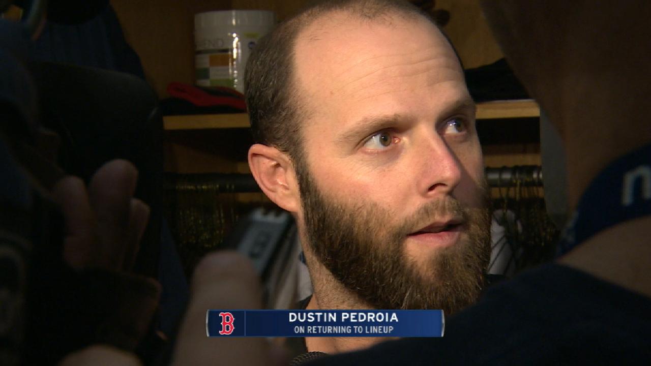 Pedroia: Knee is strong for deep October run