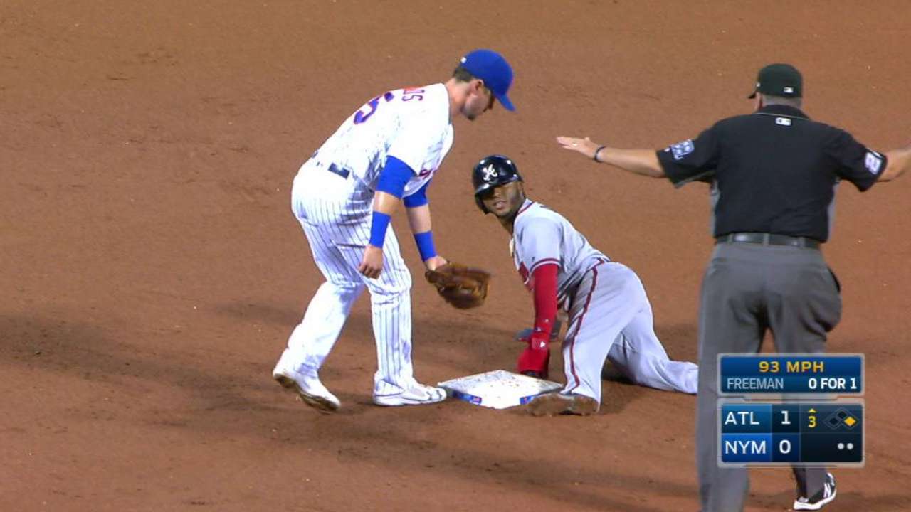 Albies' second stolen base