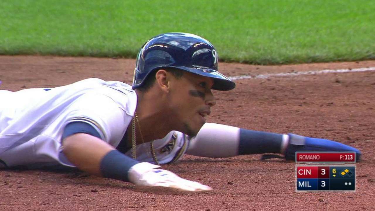 Phillips doubles in Arcia