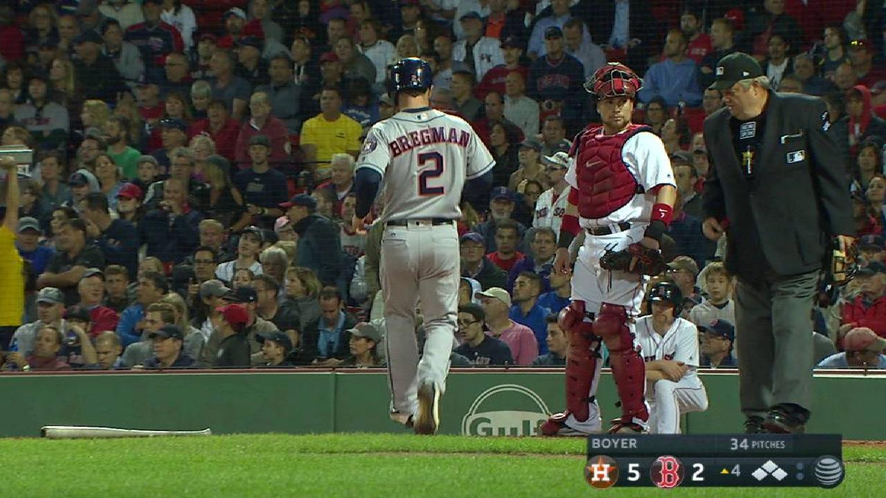 Correa's RBI ground-rule double