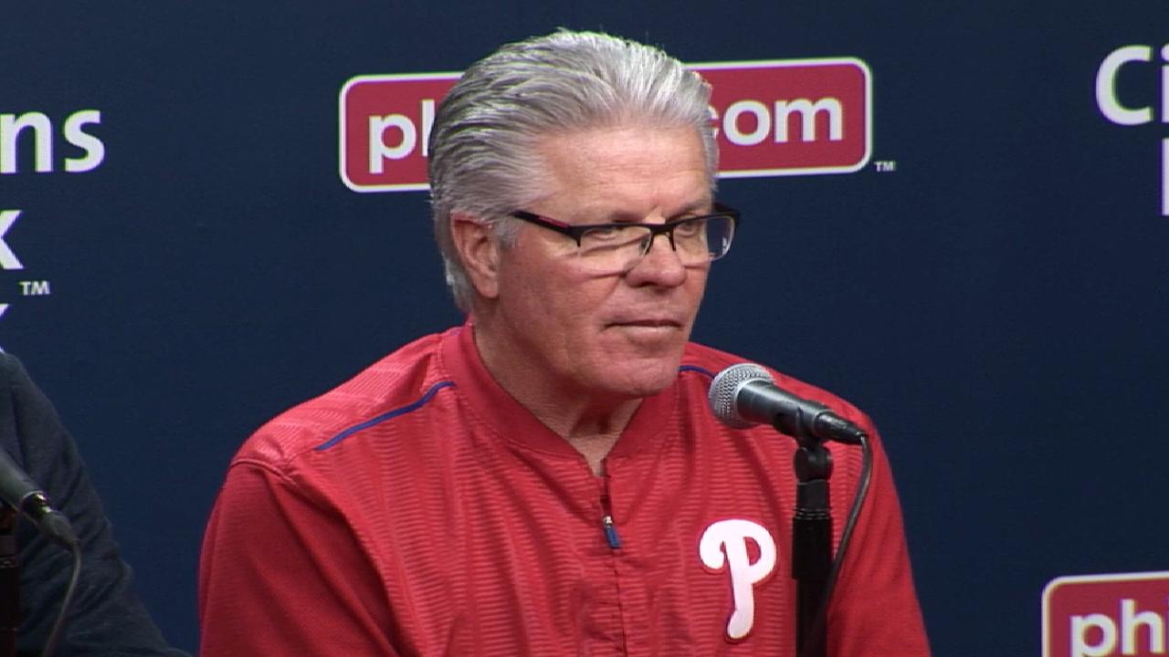 Mackanin looking forward to new role with Phils