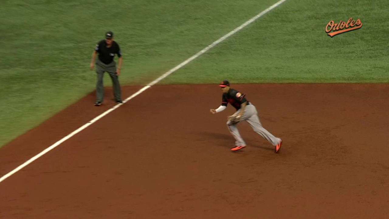 Machado's nice backhanded play