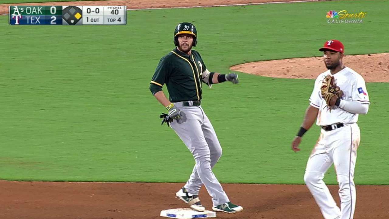 Nunez's first career HR not enough for A's