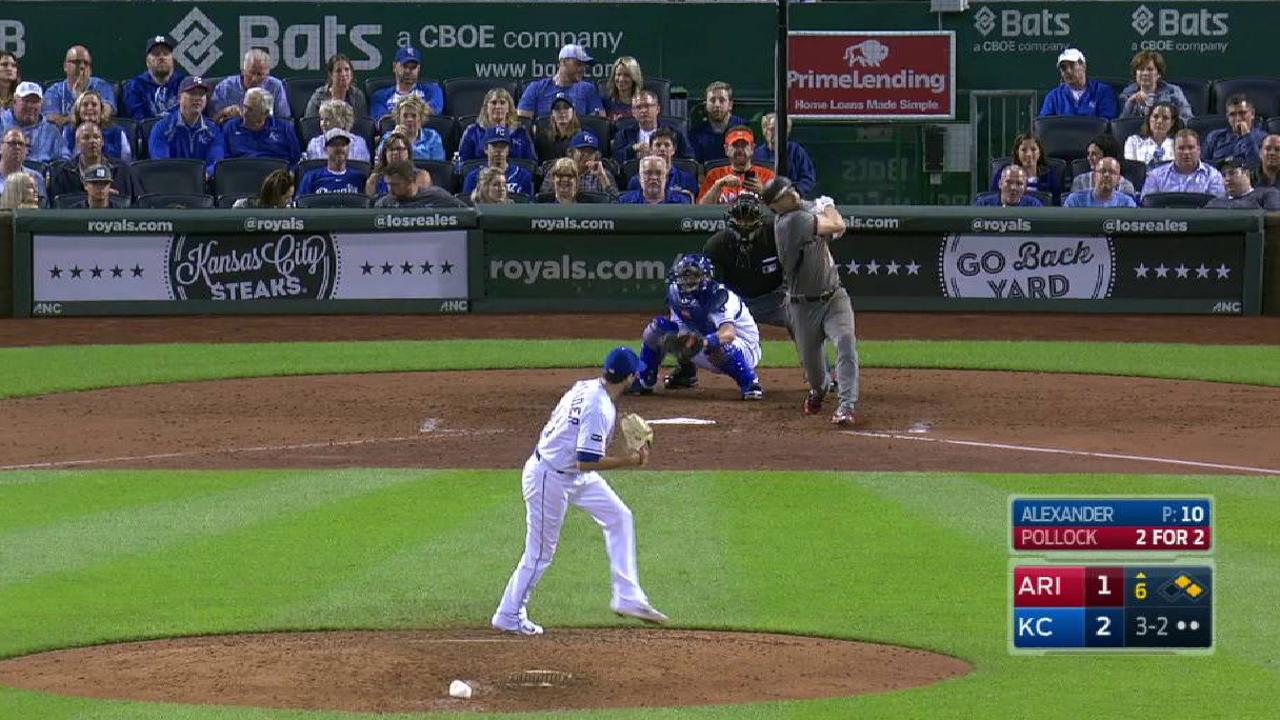 Alexander strikes out Pollock